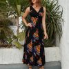 Panamanian Heritage and Pride Womens Casual Sleeveless Dress Maxi Long Beach Dress Sundress