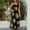Vintage Truck Womens Casual Sleeveless Dress Maxi Long Beach Dress Sundress