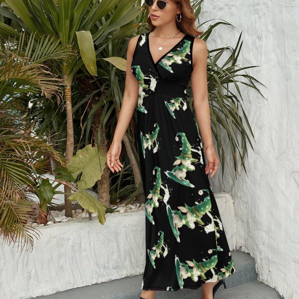 81mlOFErLL.jpg Magic Rabbit Womens Casual Sleeveless Dress Maxi Long Beach Dress Sundress