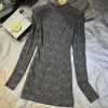 81nsXbJNaAL.jpg Women's Backless Party Dress - Crisscross Lace-Up Long Sleeve Bodycon Midi Dress