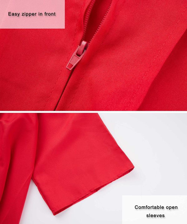 91FVgsf-KdL.jpg Unisex Adult Matte Graduation Gown Only, for High School, Bachelor, Choir Robes, Pulpit Robe, Pastor and Halloween