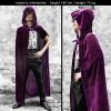 Halloween Costume Cape Cosplay Cape Velvet Cloak Fancy Dress Role Play Dress Up